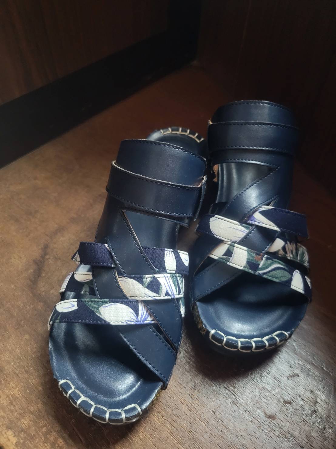 【YR0001】サンダルLサイズ(ネイビー)